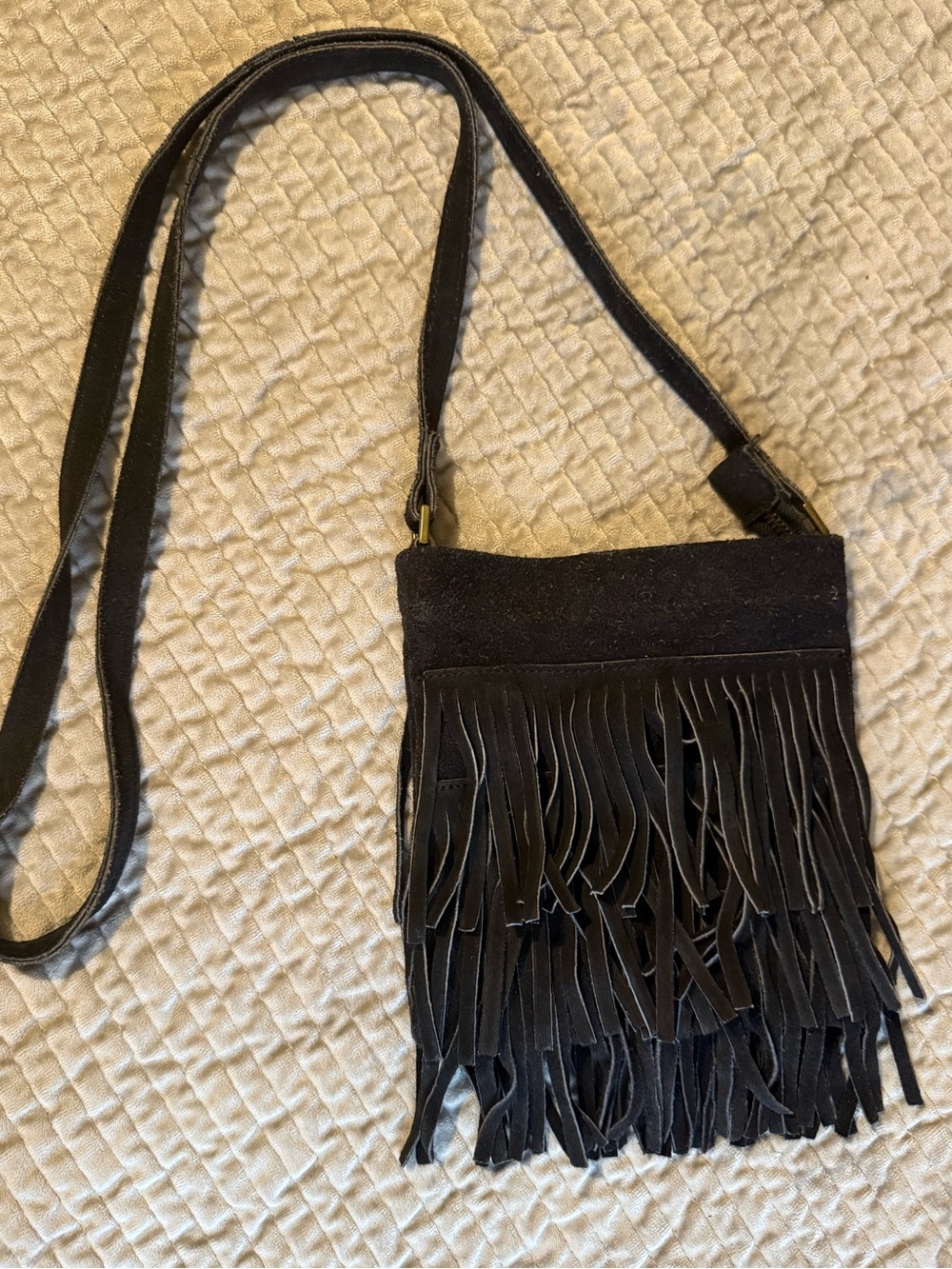 Black Fringe Crossbody Bag - Women Bags